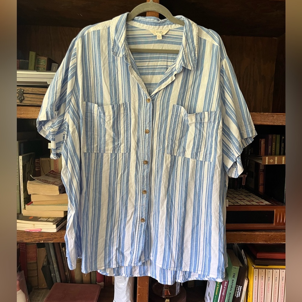 Terra&Sky flowy summer blouse